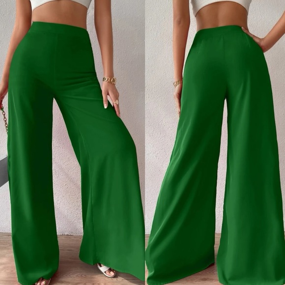 Comfy high waisted wide leg pants - Picture 10 of 16